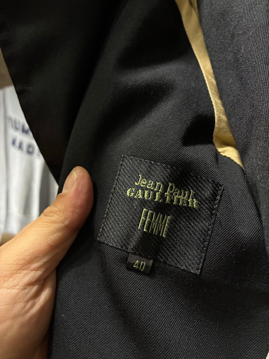 J.P.G 장 폴 고띠에 옴므 아카이브 스틸 와팬 포인트 코트 상품이미지4