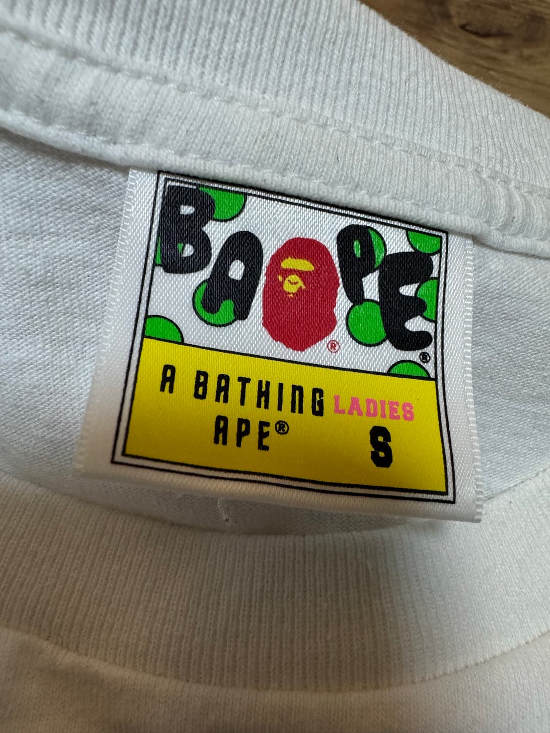 [S]베이프 샤크 반팔 티셔츠 화이트 상품이미지4