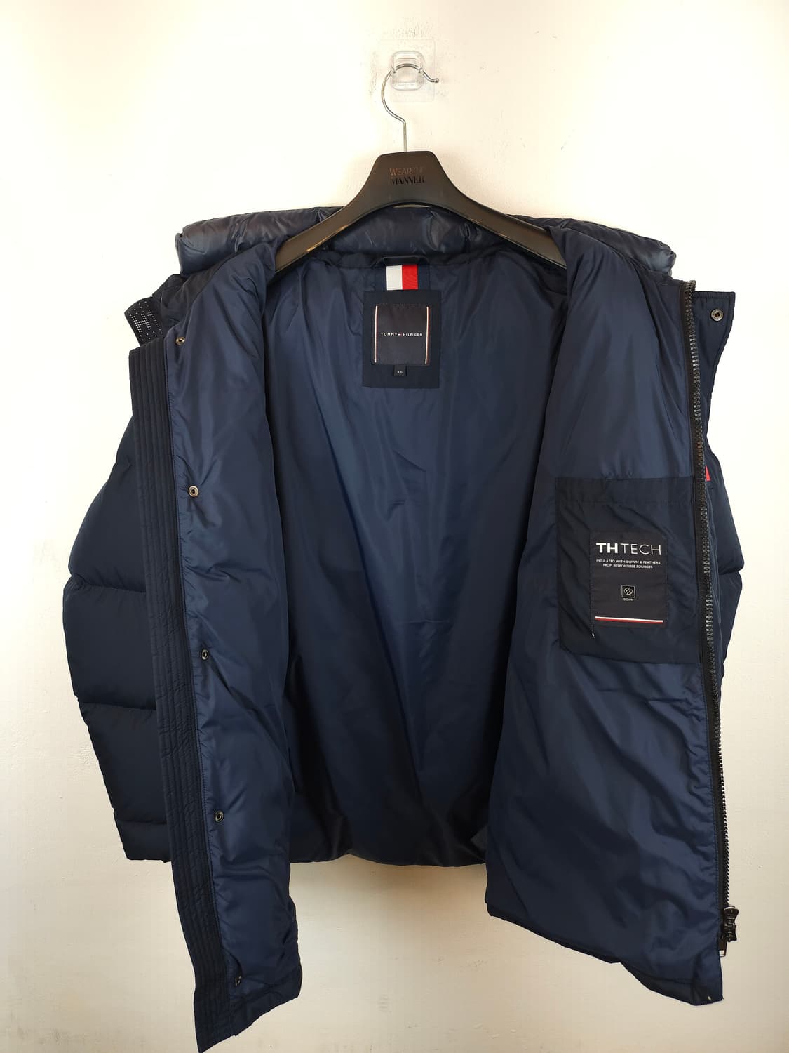 타미힐피거 정품 구스후드패딩점퍼 115-125 4XL 5XL 새제품급 상품이미지8
