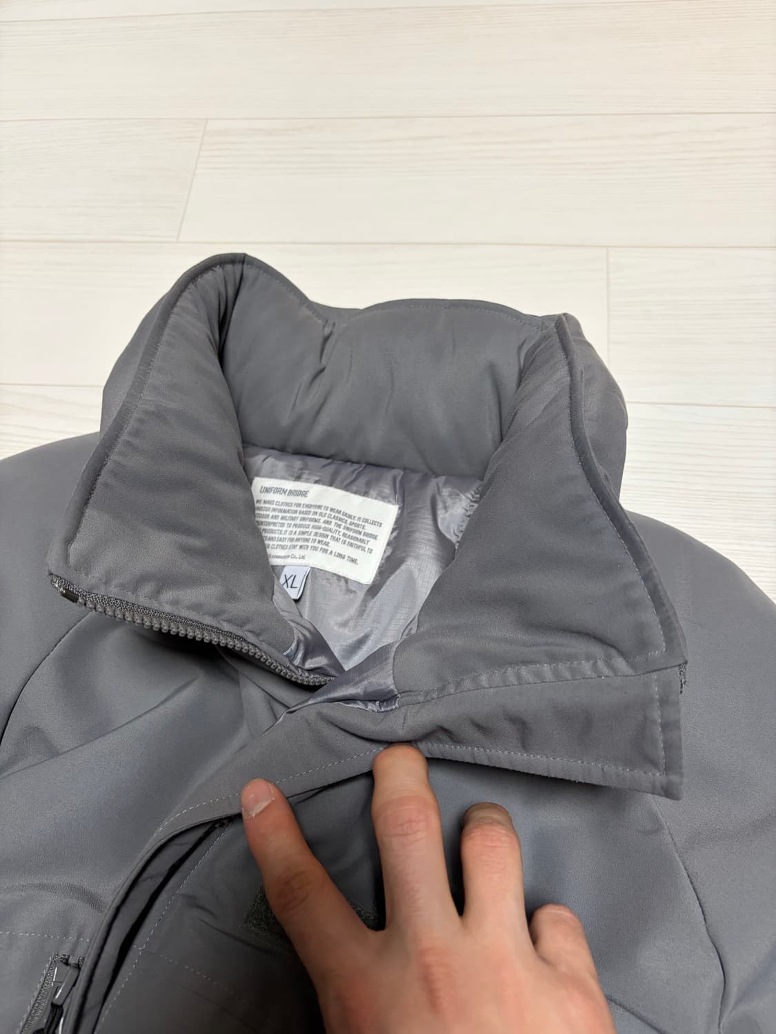 레벨7 프리마로프트 파카 xl 그레이 상품이미지10