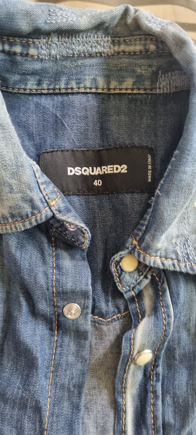 DSQUARED2 디스트로이드 데님 셔츠 (정품) 상품이미지4