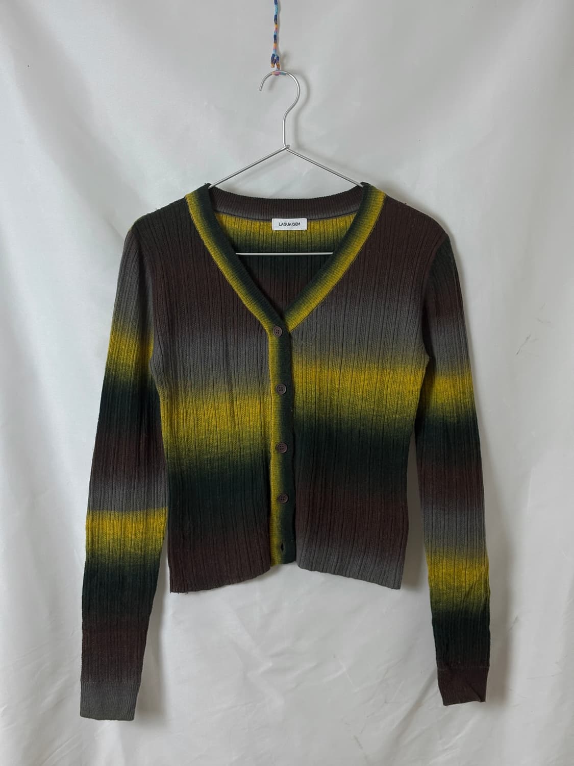 그라데이션 슬림 니트 가디건 상품이미지2