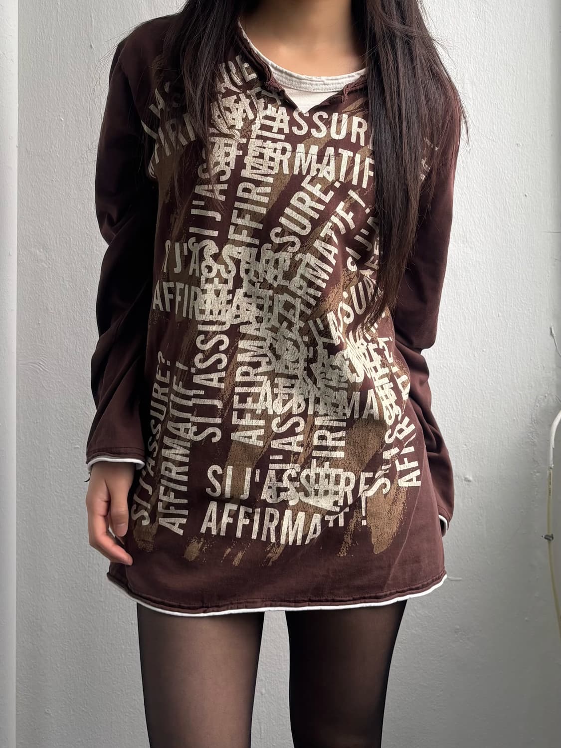 Vintage Graphic Layered Long Sleeve 상품이미지5
