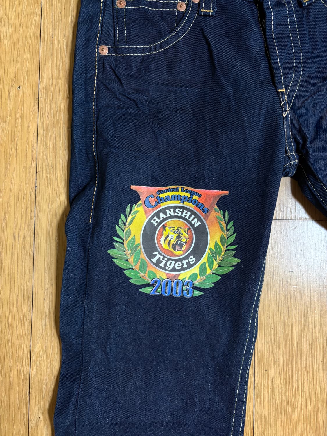 00s 빈티지 리바이스X한신타이거즈 901  32정도 상품이미지2
