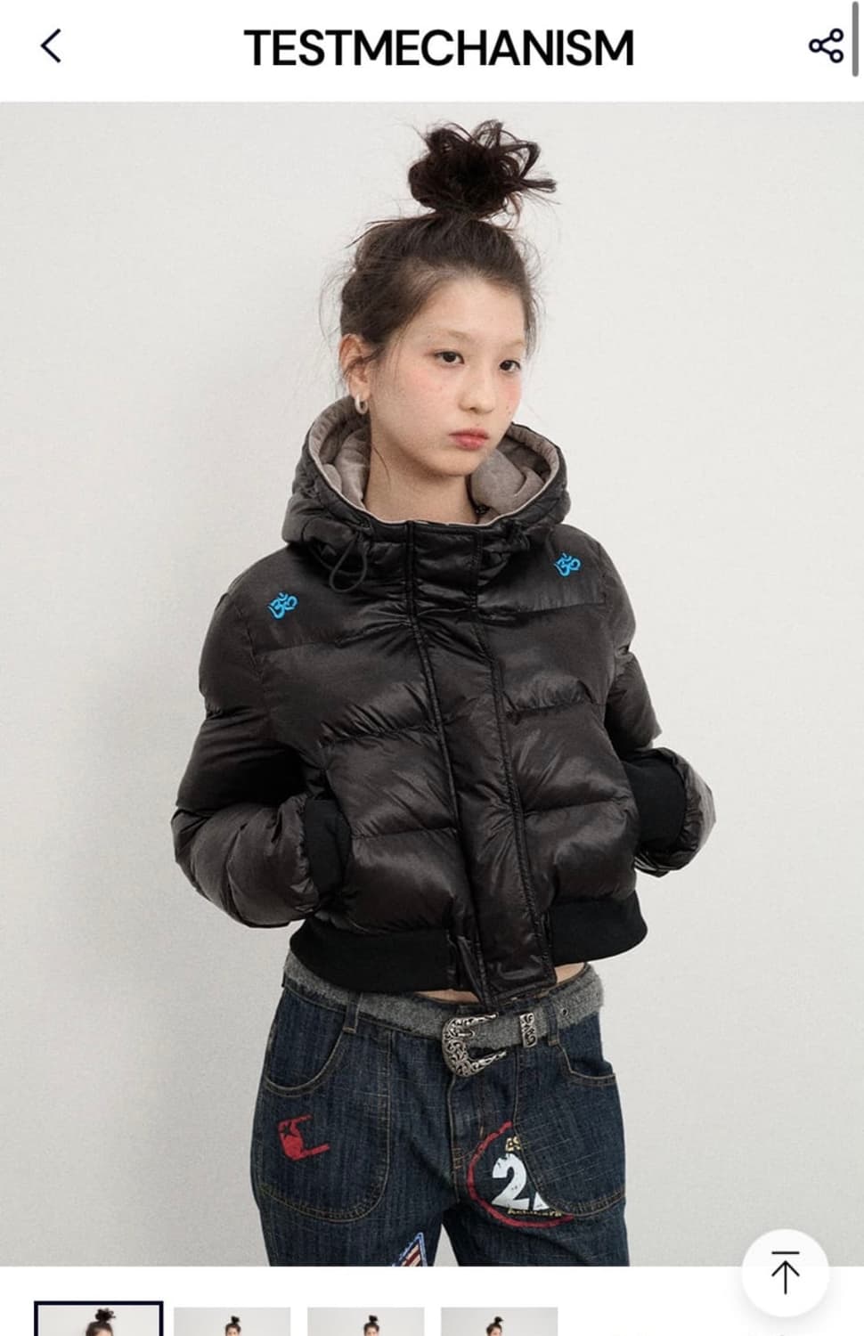 achihara 패딩 블랙  상품이미지1