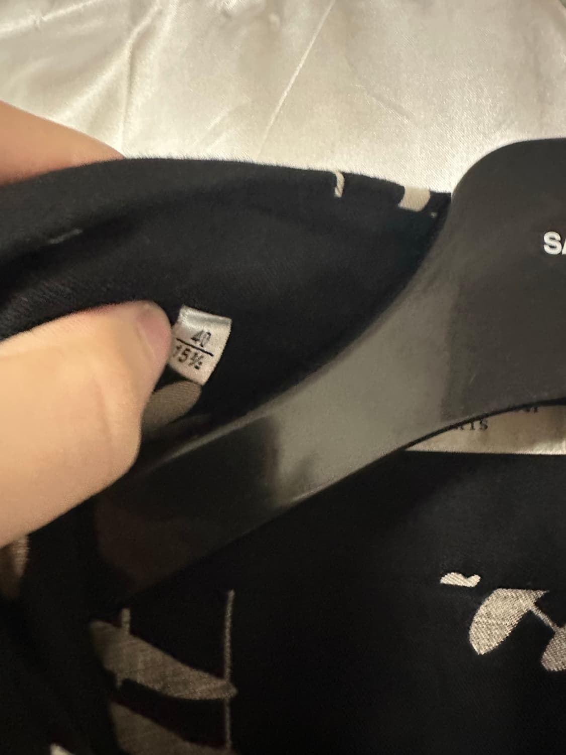 생로랑 16FW 음표 셔츠 상품이미지5