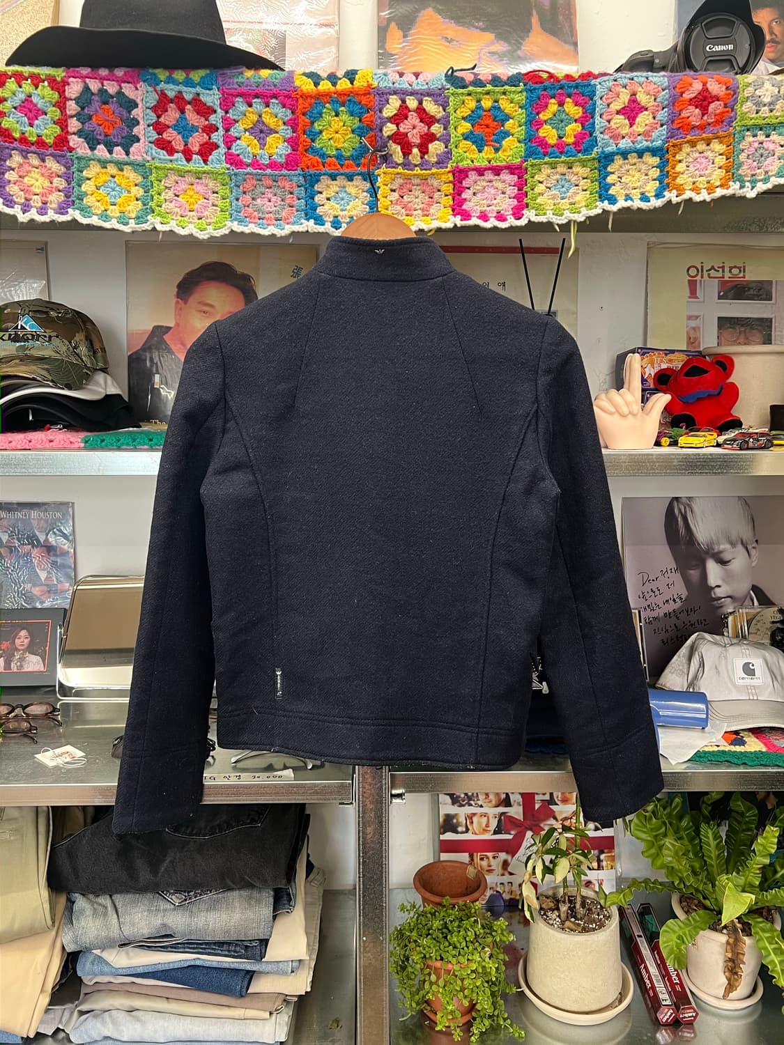 Armani Jeans 네이비 울 숏 자켓  상품이미지2