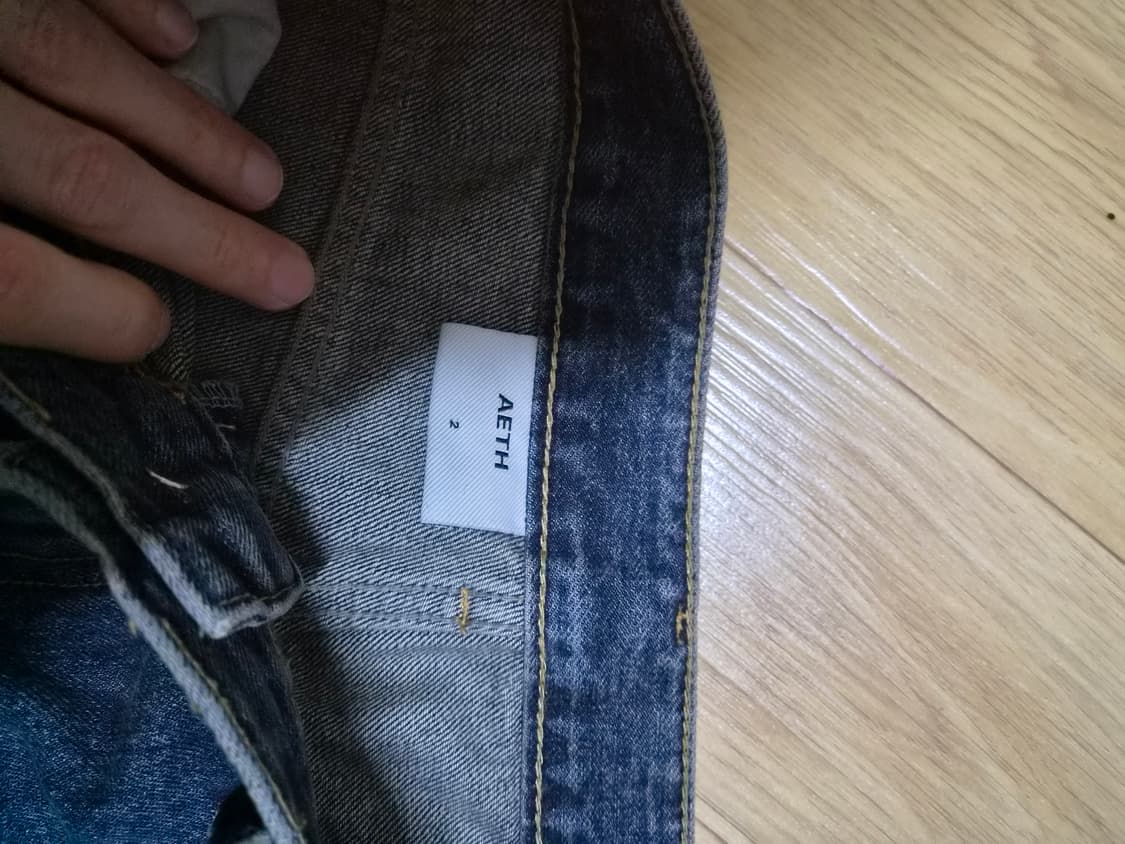 [2] AETH 애쓰 스트레이트 진 인디고 상품이미지3