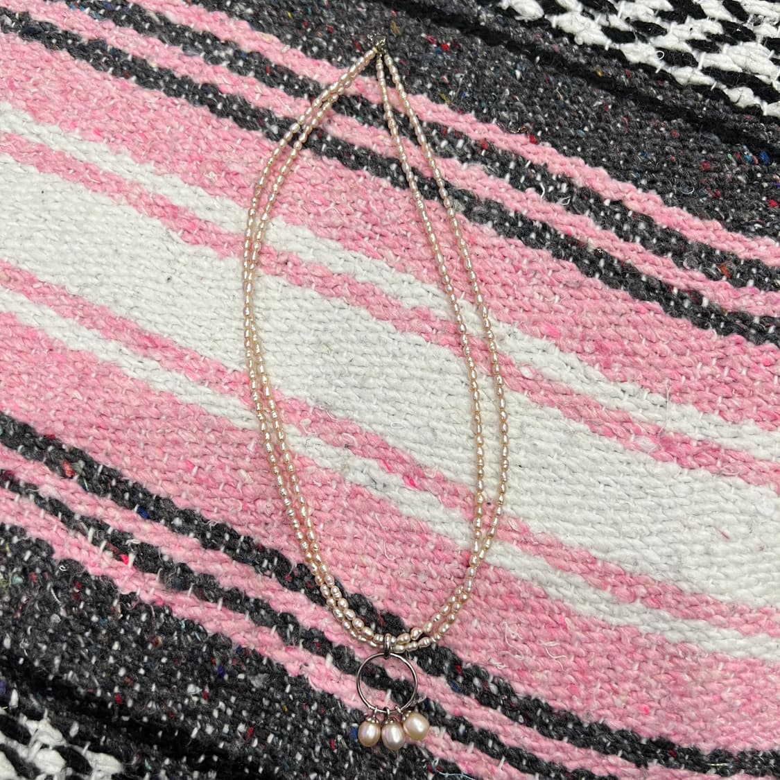 925실버 펜던트 링 밥풀 진주 목걸이 상품이미지6