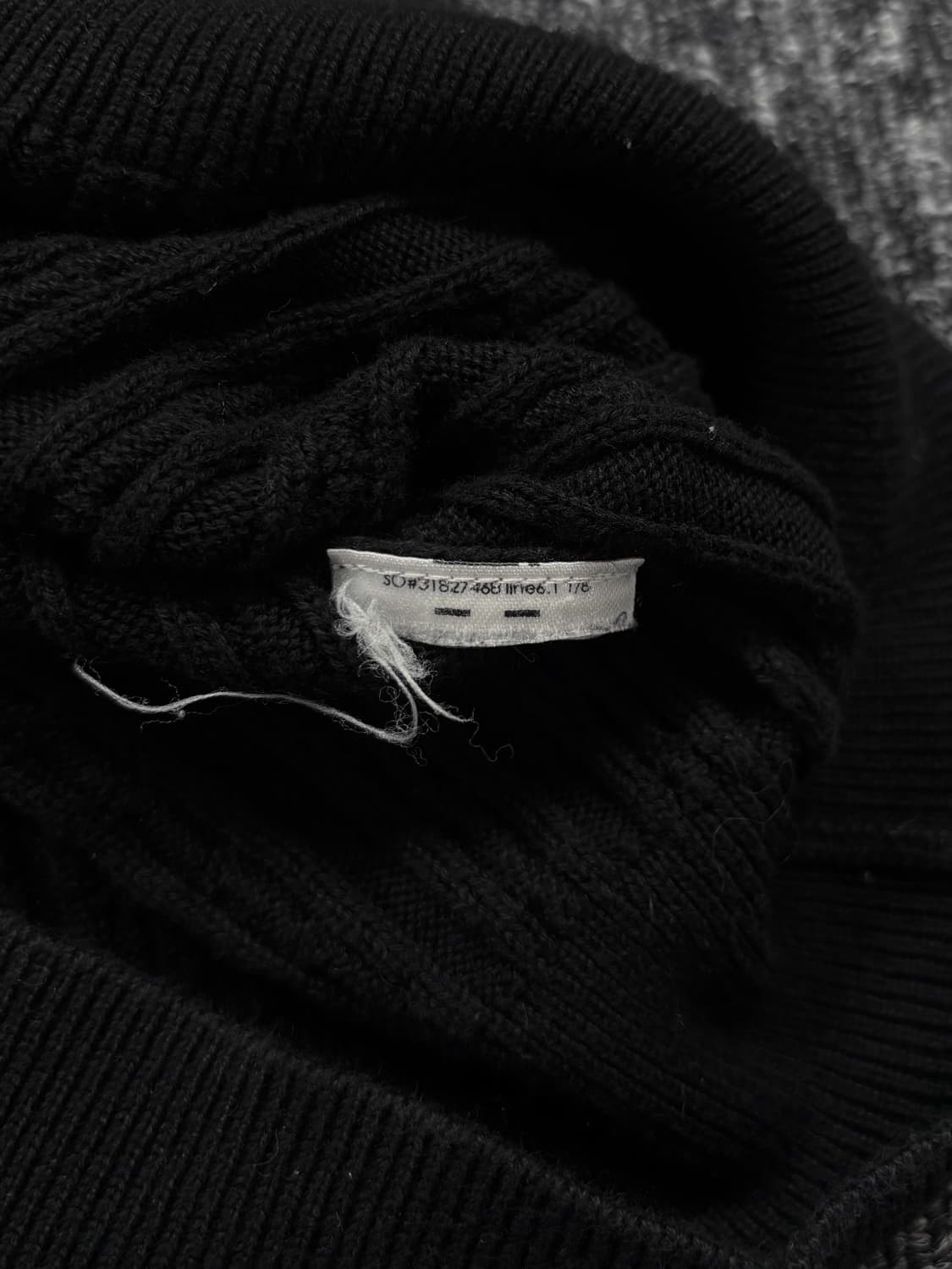 폴로 블랙 꽈배기 니트 가디건 상품이미지7