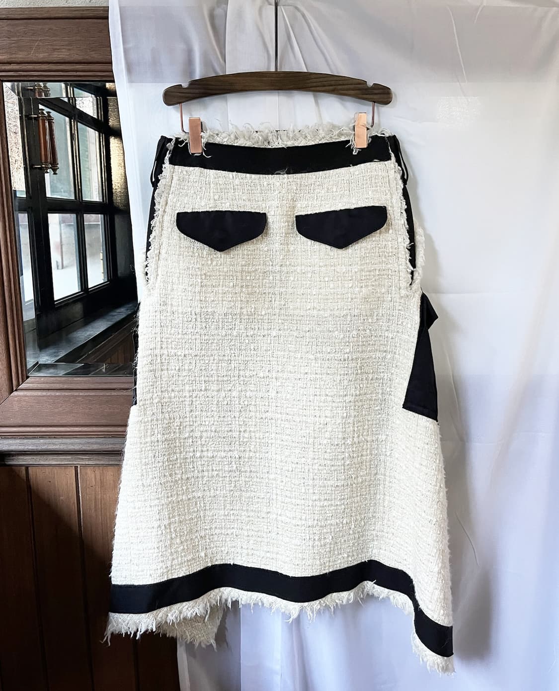 SACAI tweed hybrid wrap skirt 상품이미지9