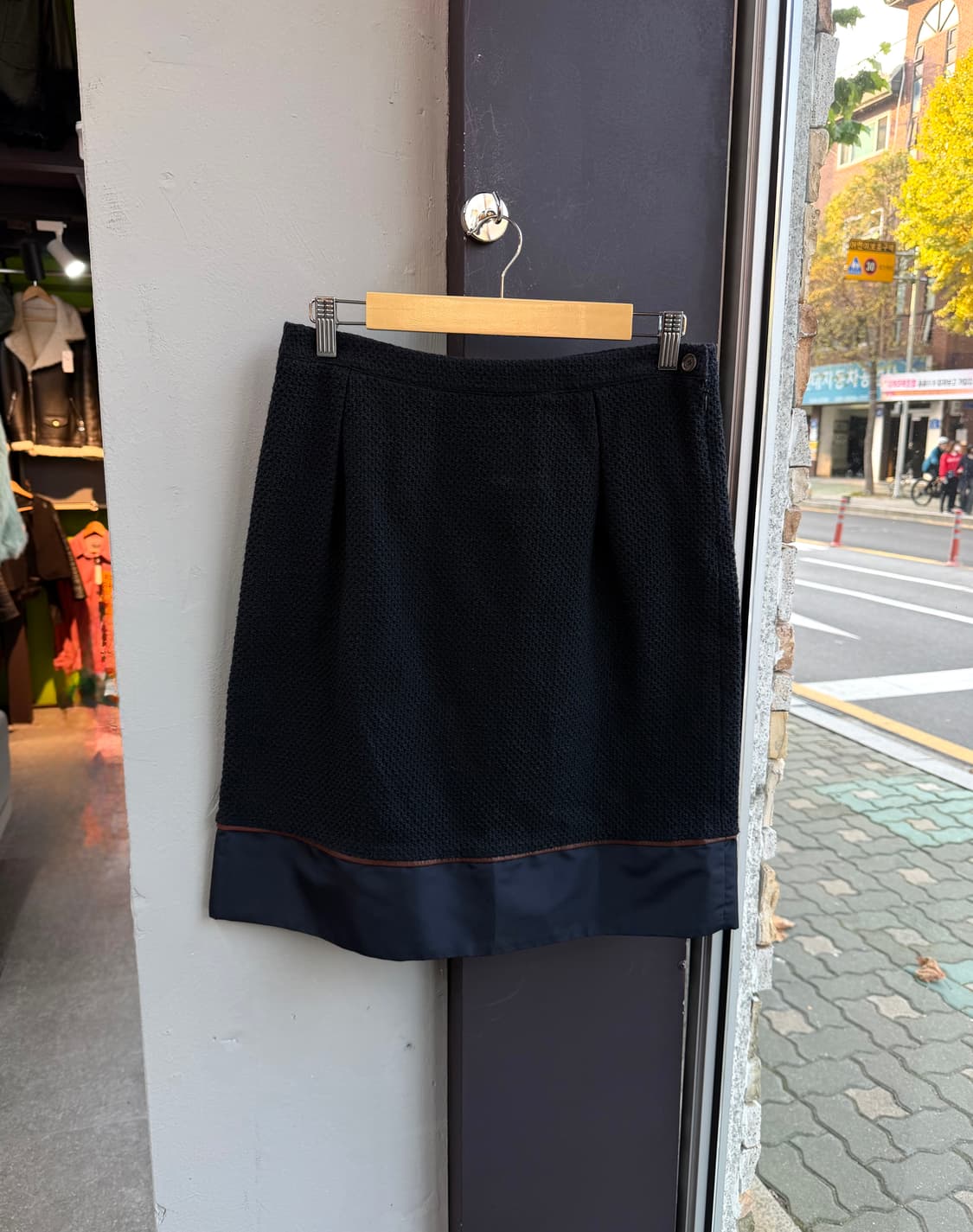 40/ 셀린느 트위드 스커트.치마 상품이미지2