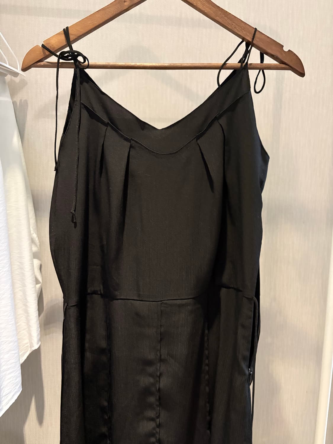 새틴 미디 원피스 상품이미지2