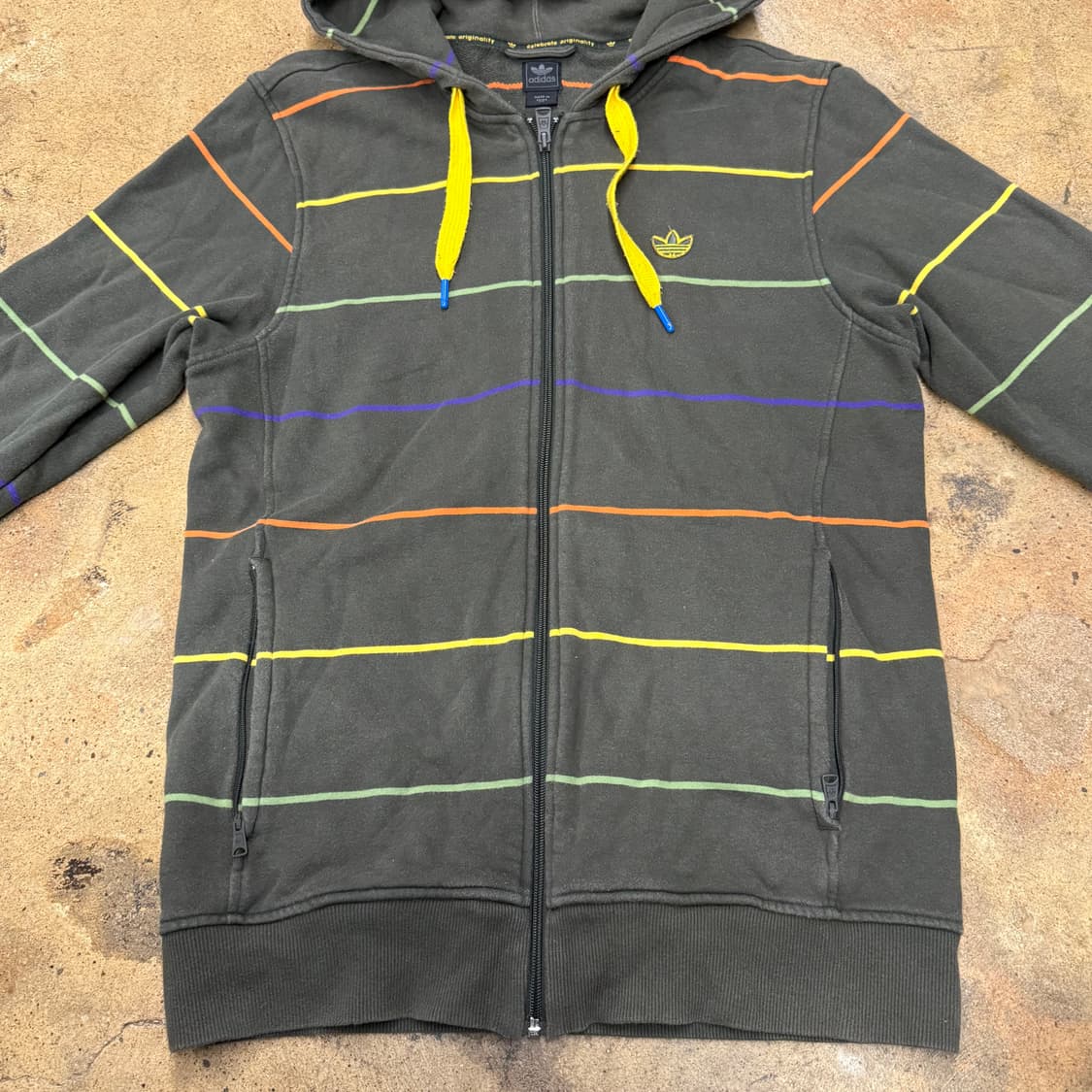 아디다스 스트라이프 후드집업 110 상품이미지3