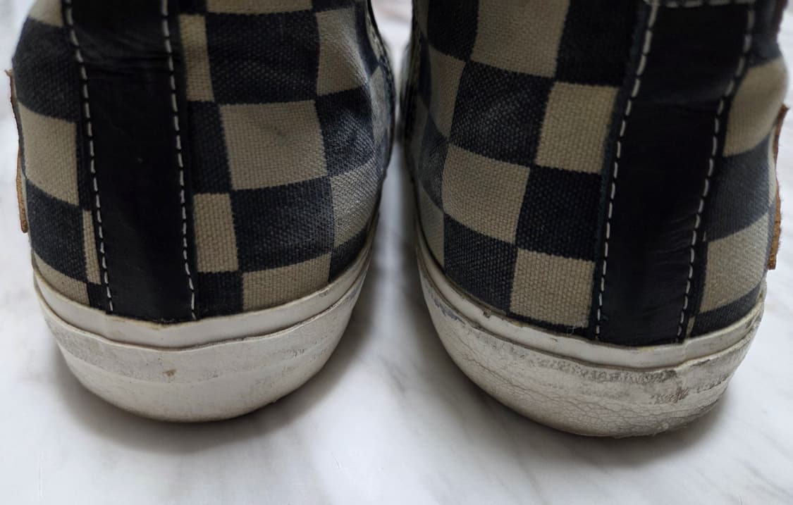 골든구스 슬라이드 체크 하이탑 스니커즈 상품이미지3