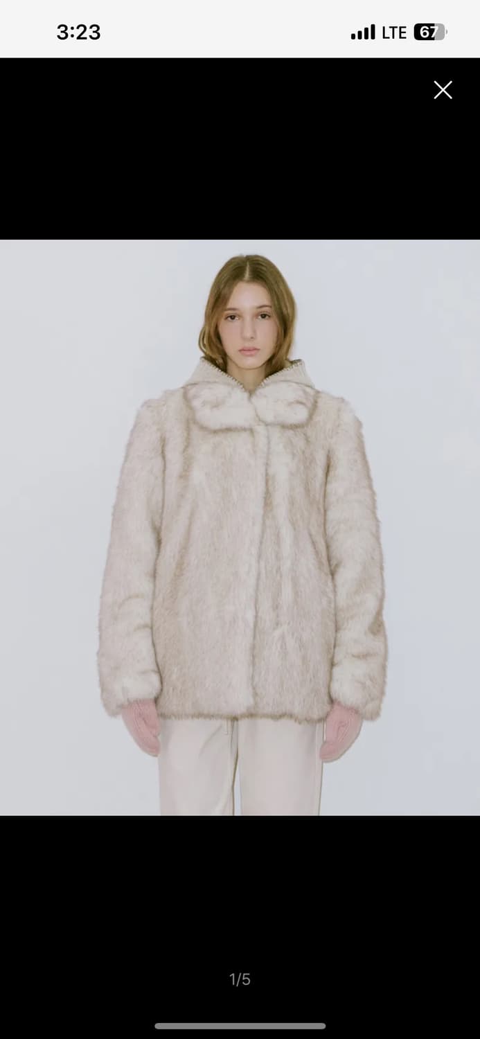 시눈 퍼자켓 아이보리(새상품) 상품이미지1