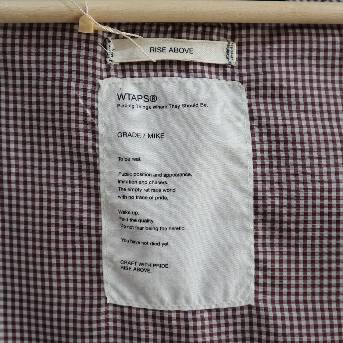 더블탭스 옹브레체크 블루종자켓 상품이미지8