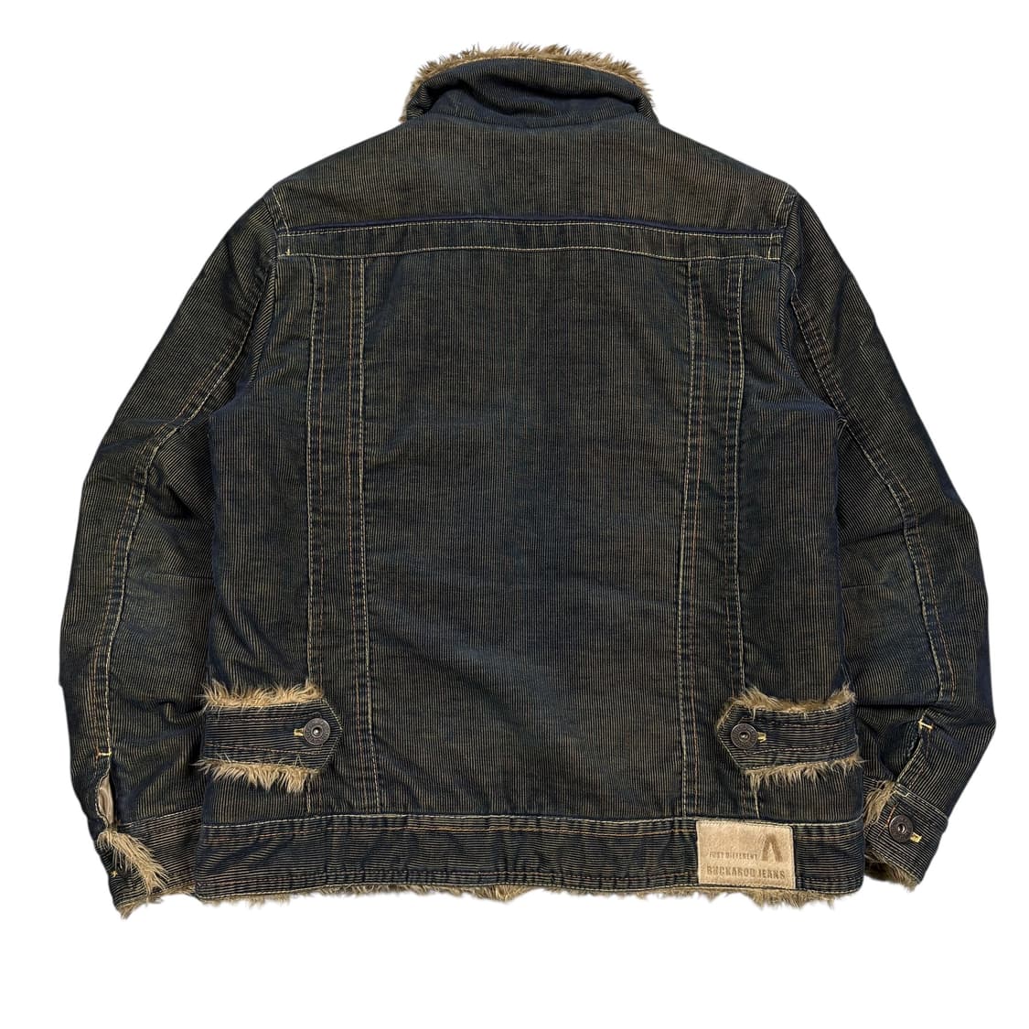 버커루 빈티지 워싱 y2k 데님 자켓 상품이미지4