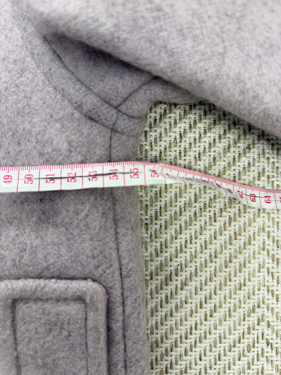 정품) 랑방 컬렉션 한섬 밍크퍼프 소매 코트 82 상품이미지7