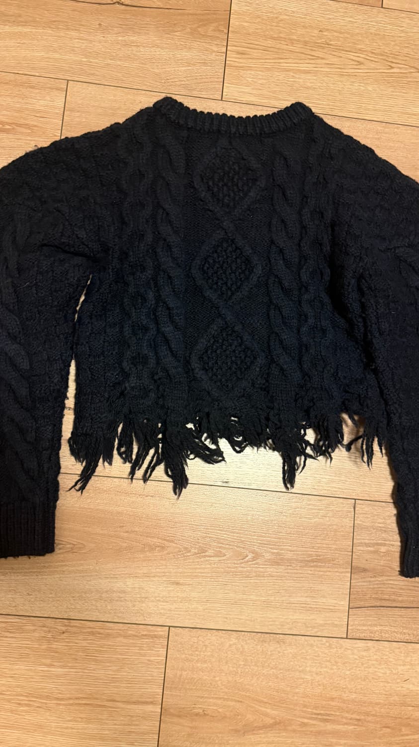 에스이오 seo 네이비 케이블 니트 상품이미지7