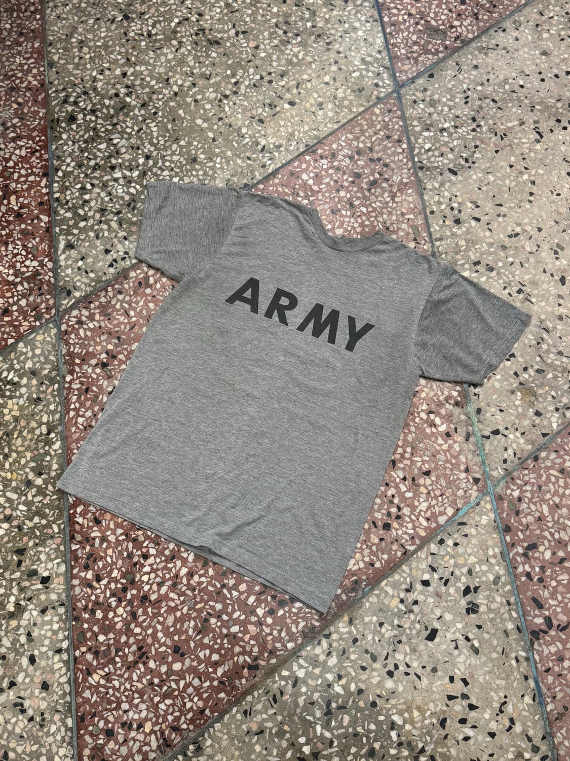 빈티지 미군 ARMY 트레이닝 티셔츠 (M) 상품이미지2