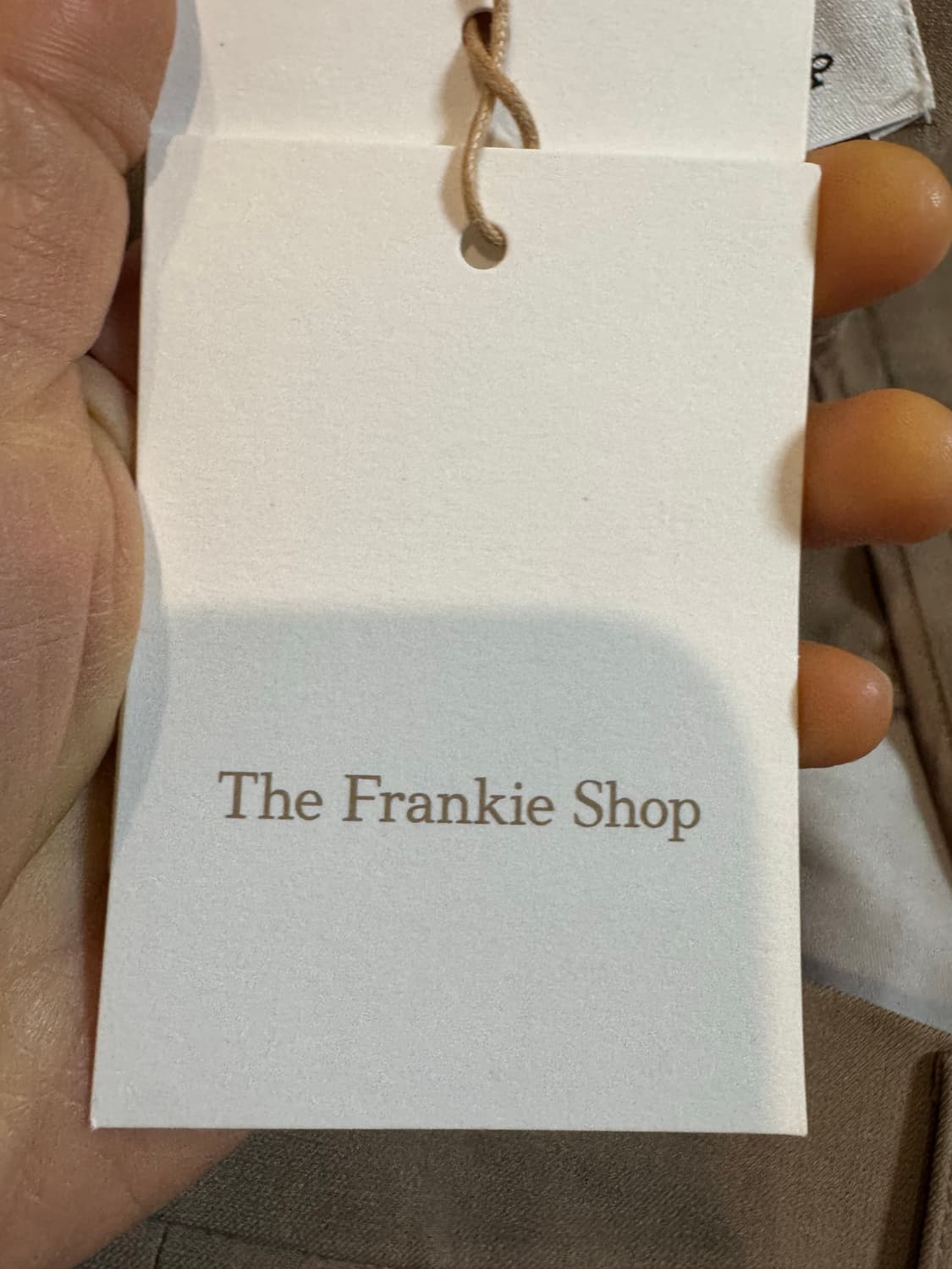 새상품 더프랭키샵 수트 팬츠 라떼  상품이미지6