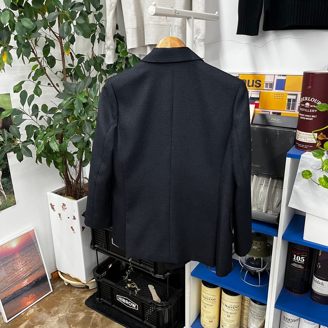 산드로 버튼로고 더블 블레이져 자켓 43 상품이미지6