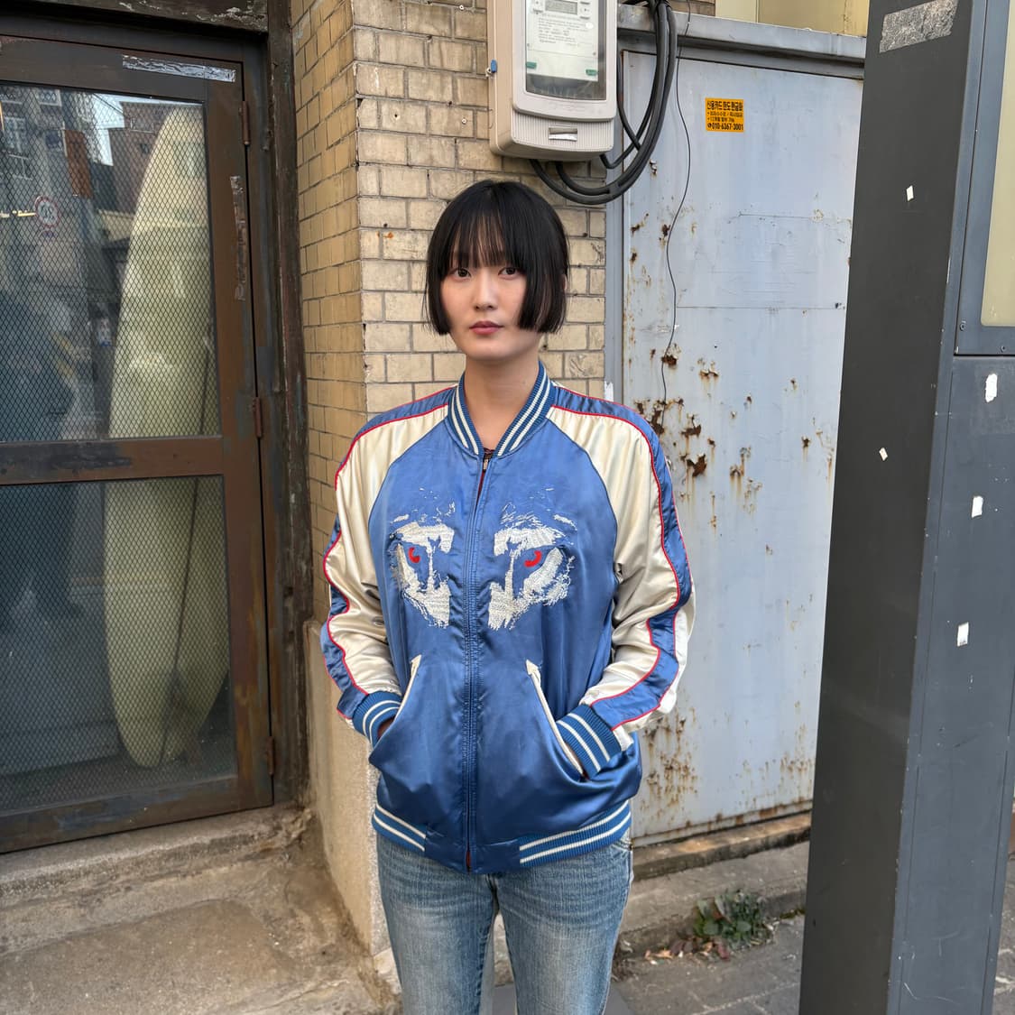 디젤 리버시블 늑대 스카쟌 상품이미지2