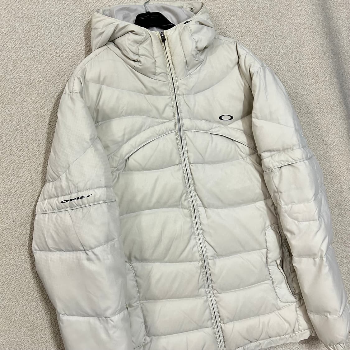 (M) 00s 오클리 아카이브 피스 다운자켓 후드 100 상품이미지2
