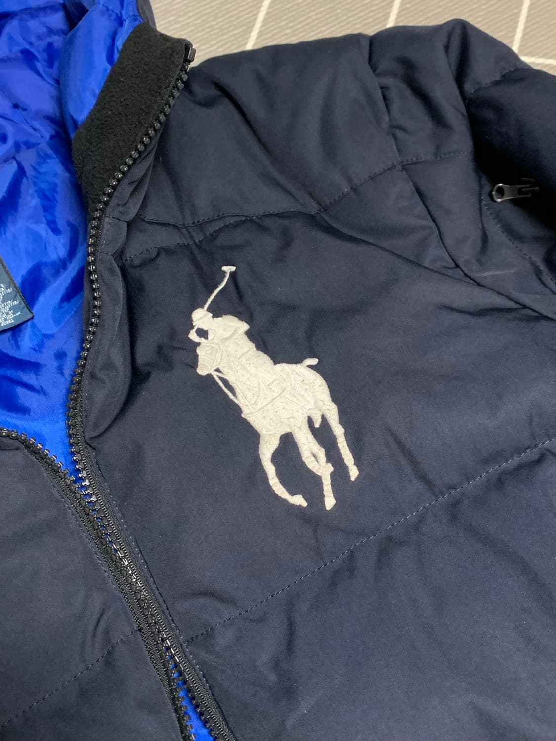 폴로 빅포니 패딩 네이비 상품이미지3