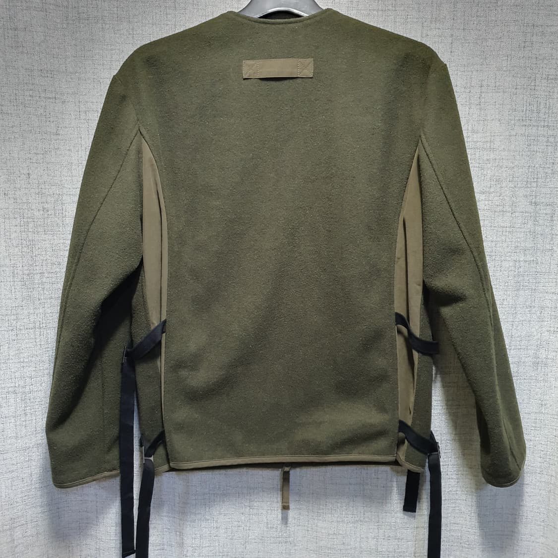 비슬로우 남성 모 퍼플 헌팅 가디건 올리브  상품이미지2