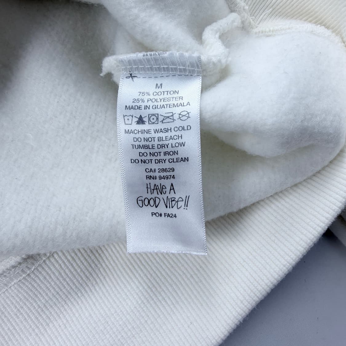 스투시 빅 스톡로고 화이트 후드티셔츠 상품이미지6