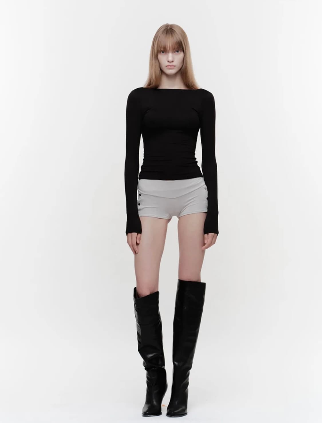 2000아카이브스) Deep Scoop Back Contour T 상품이미지2