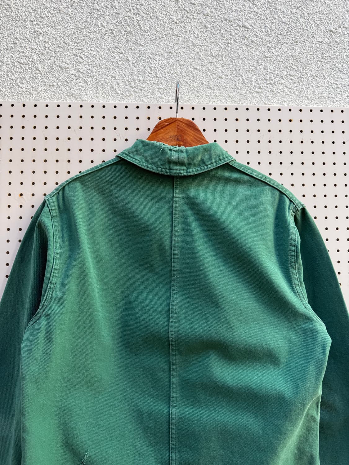 1950s OLD MODEL FADED GREEN 프렌치워크자켓 상품이미지8