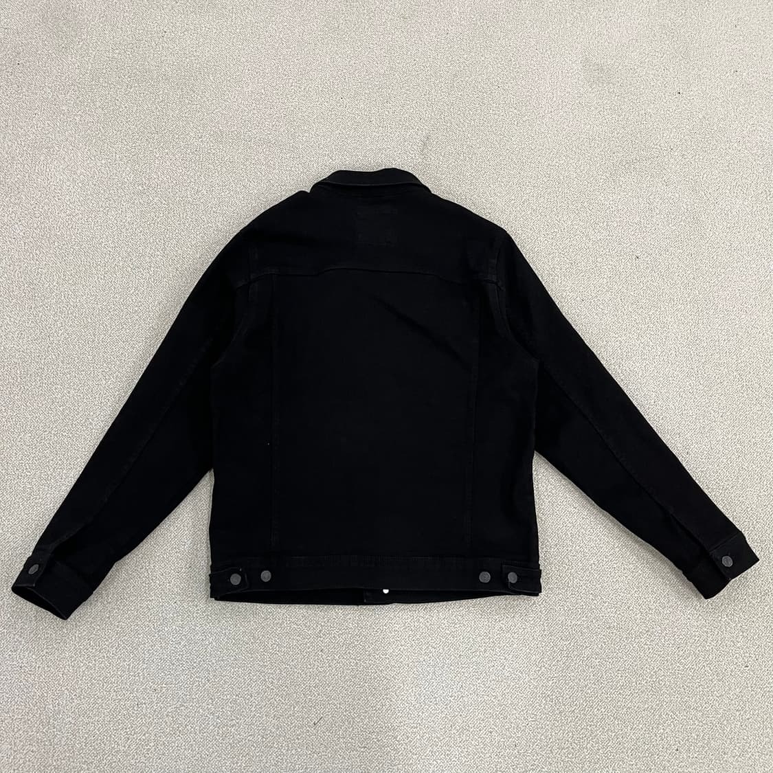 [XL] 자라 블랙 흑청 데님 청자켓 0115M1 상품이미지4