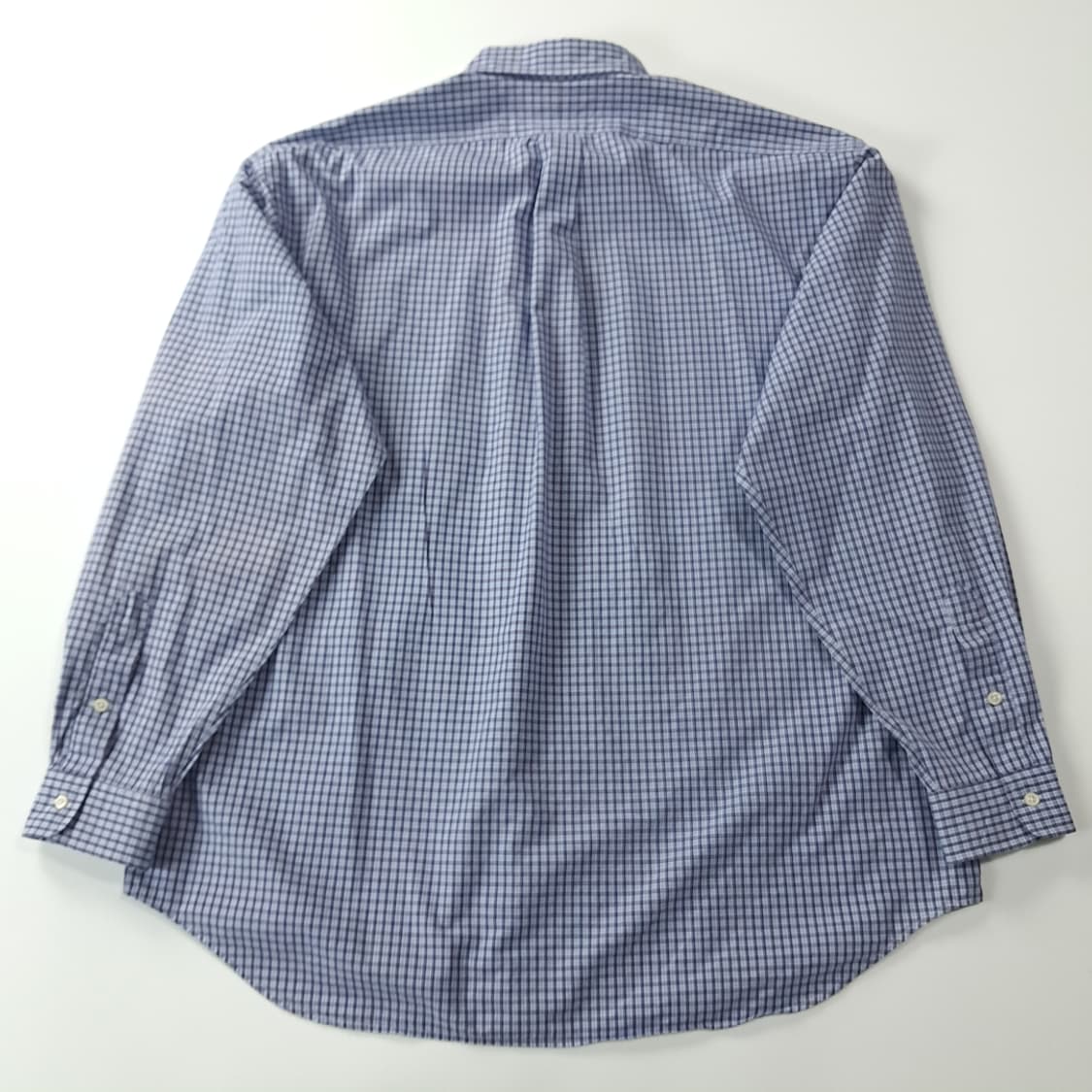 CK263 XL 폴로 90s 미국판 블레어 스몰 타탄체크 블루 셔츠 남 상품이미지6