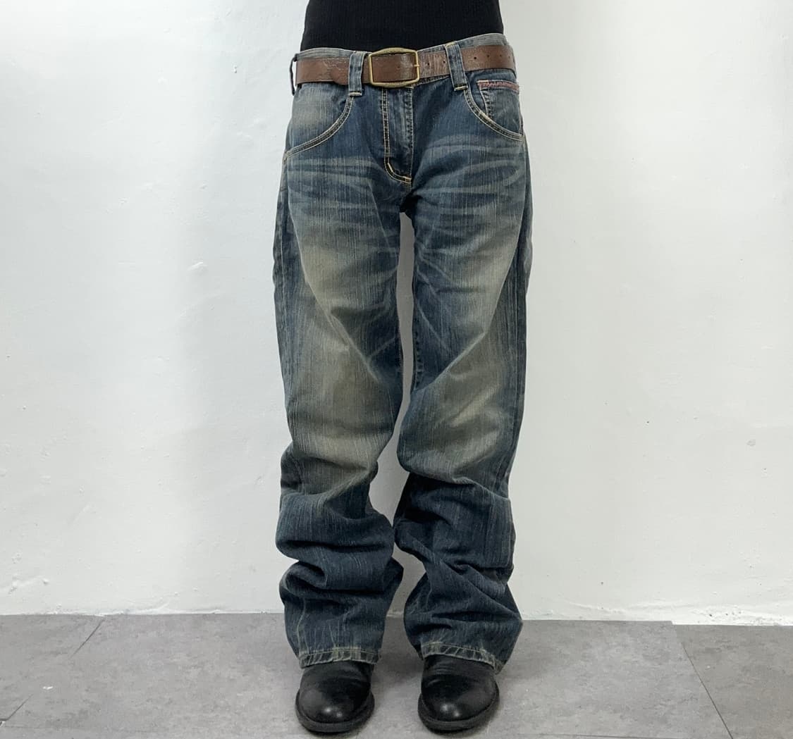 Edwin Blue Trip Cowhide Leather Strap Di 상품이미지2