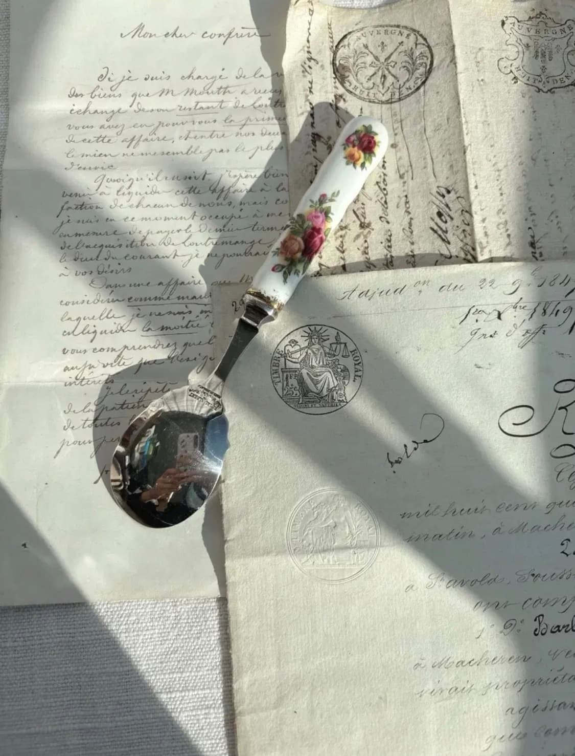 로얄알버트 황실장미 잼스푼 상품이미지2