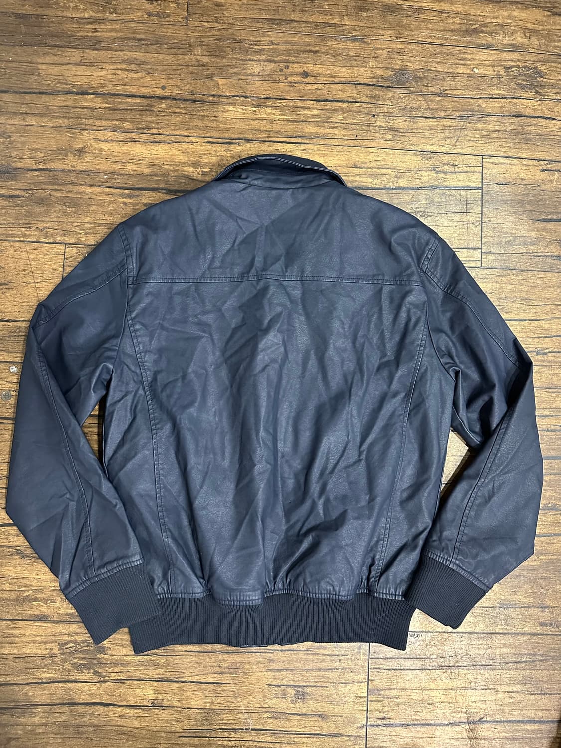 웰스프링 남성 가죽 자켓 100 새제품급 빈티지 올드스쿨느낌 상품이미지5