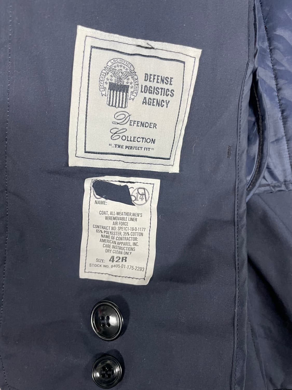 U.S AIR FORCE Trench coat 상품이미지4