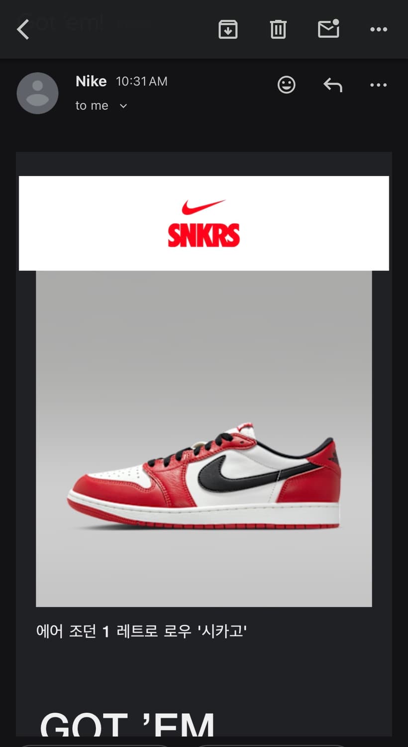 (280) 조던 1 로우 ‘시카고‘ 상품이미지2