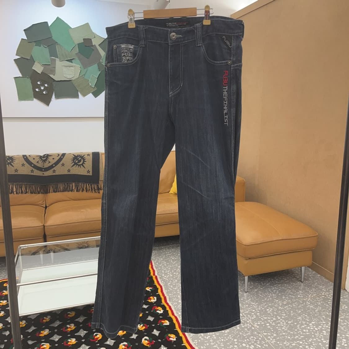 푸부 올드스쿨 데님 청바지 34인치 C06434 상품이미지3