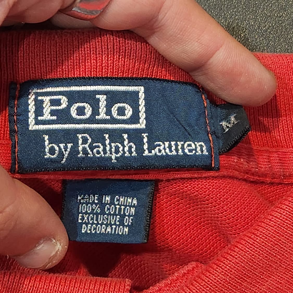 폴로 랄프로렌 핑크 PK 반팔티 (M) 상품이미지3