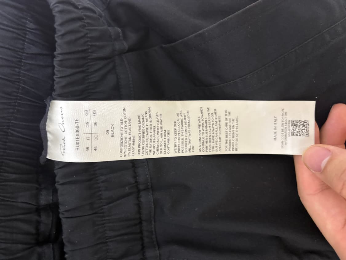 릭오웬스 카고하프팬츠 상품이미지4