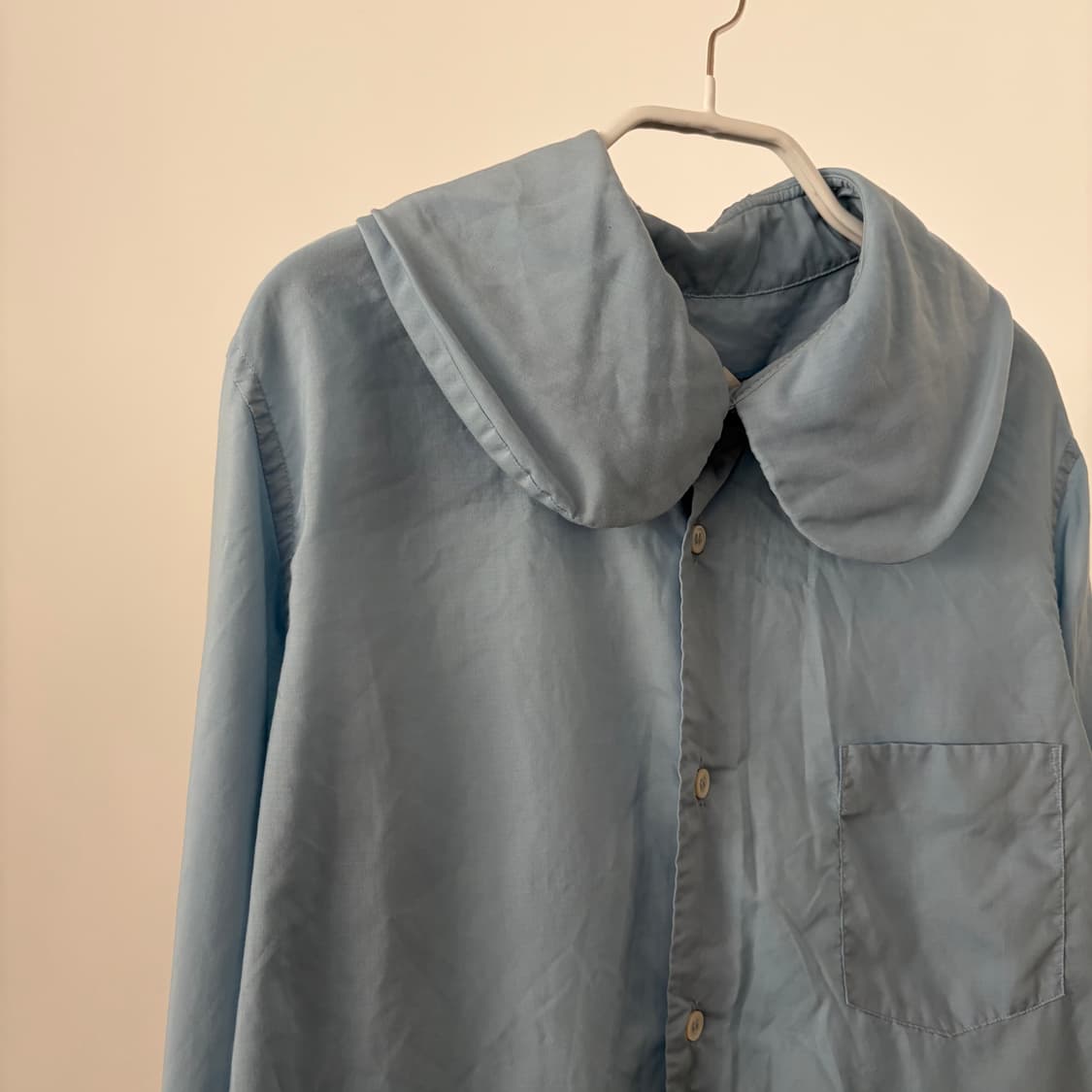 Big Collar Blue Blouse 상품이미지3