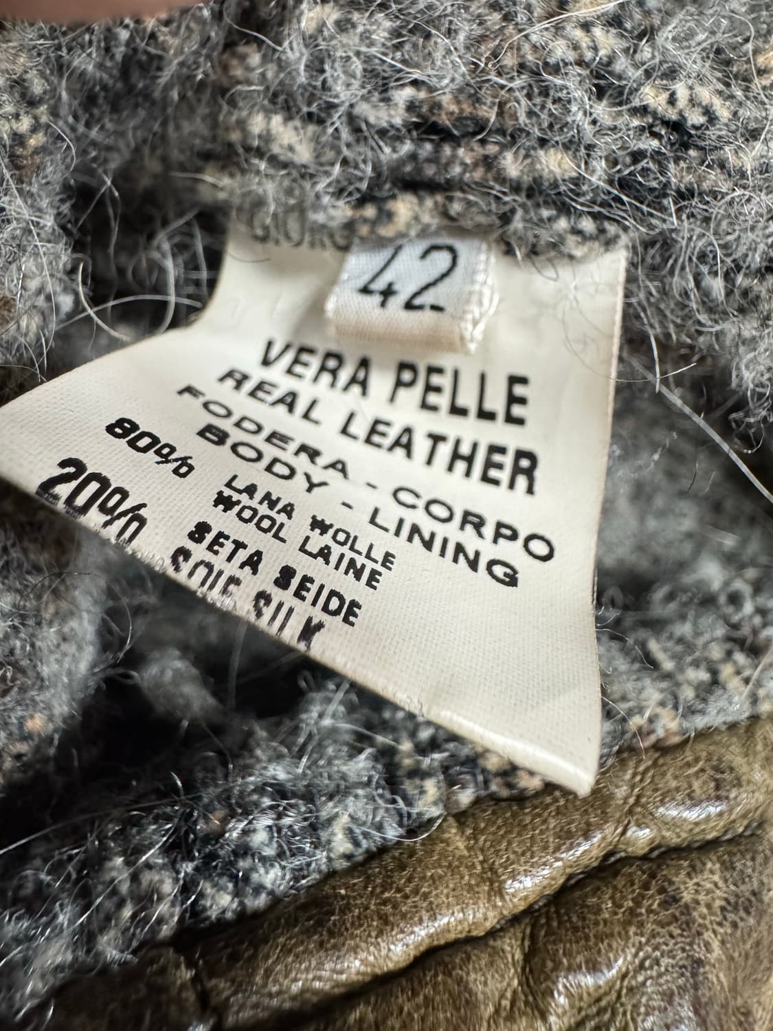 조르지오 브라토 베라펠레 레더 자켓 상품이미지4