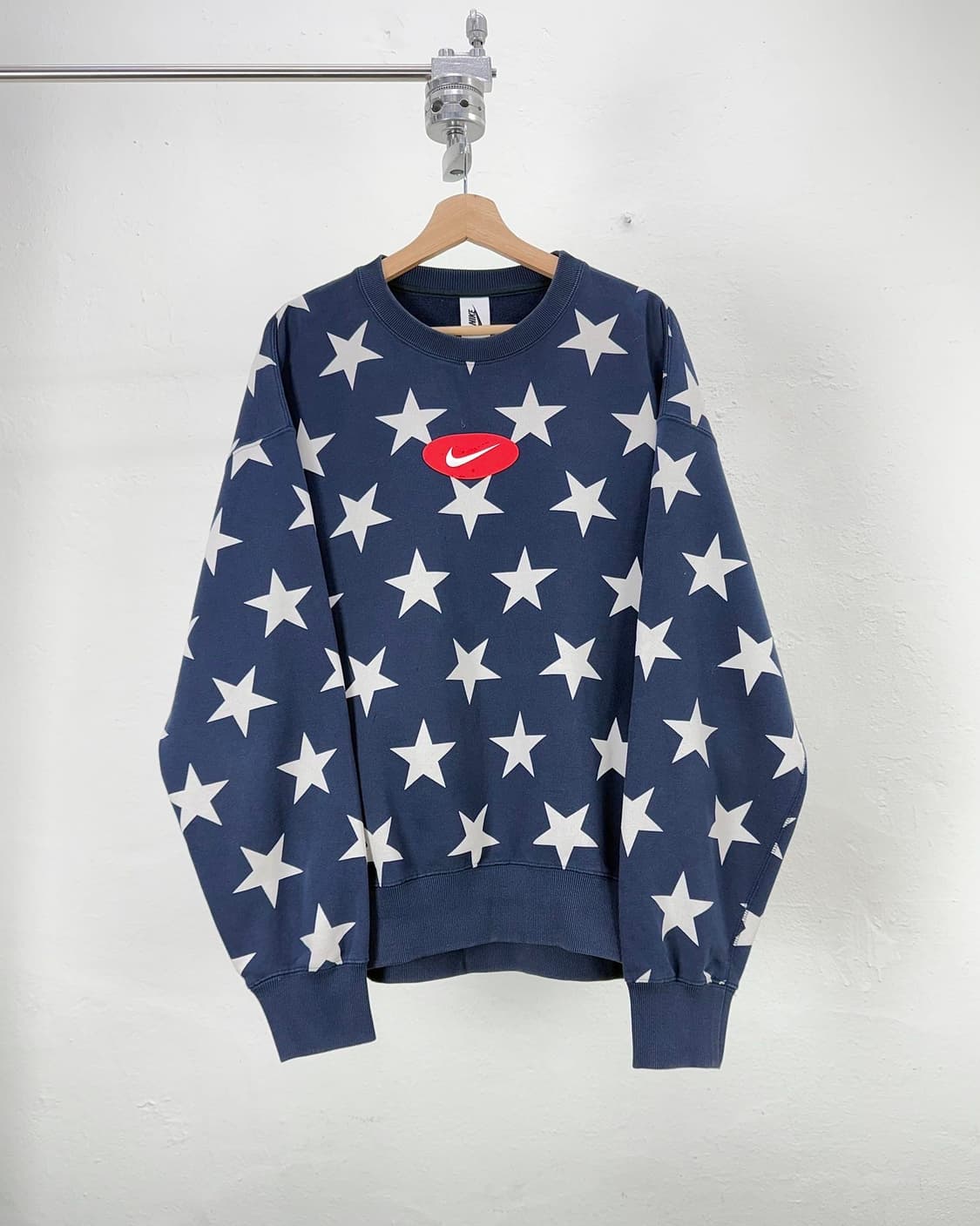 나이키 nrg 스타크루 옵시디언 크루넥 스웨트 러버 셔츠 상품이미지1