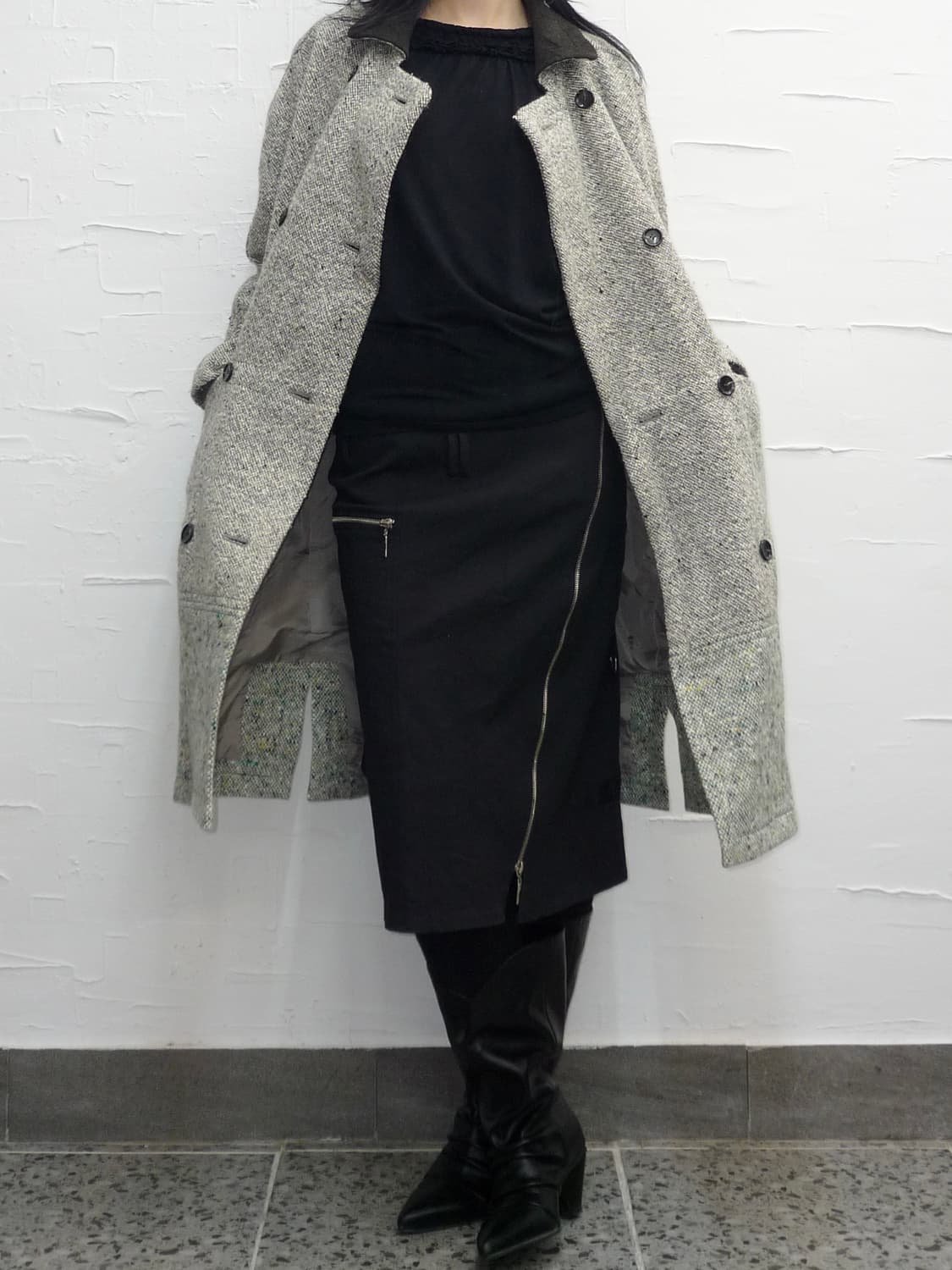 Mist grey sky wool coat 상품이미지3