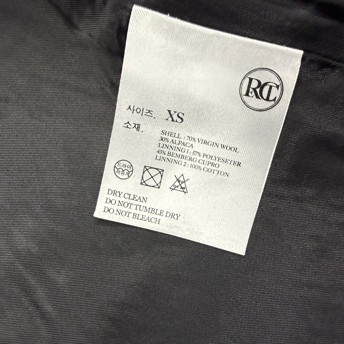 (XS)렉토 Recto 울 알파카 롱코트(베이지) 상품이미지4