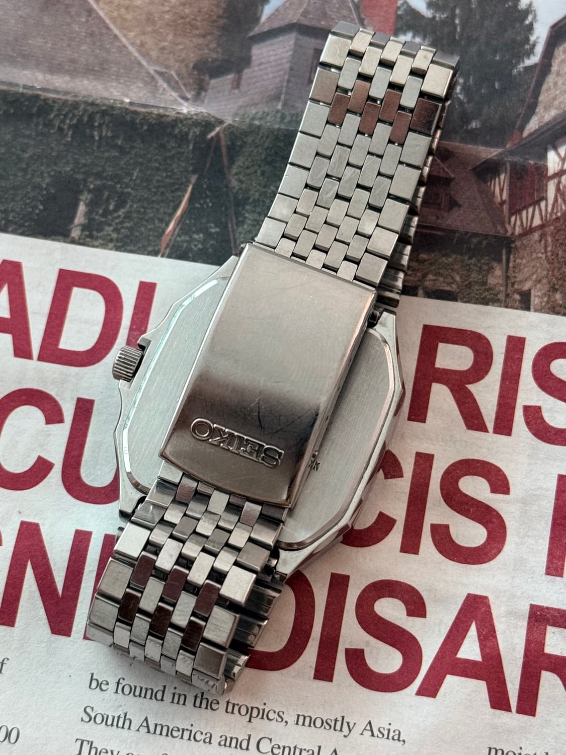 Seiko 세이코 Chronos 쿼츠 옥타곤 Day-Date 상품이미지5